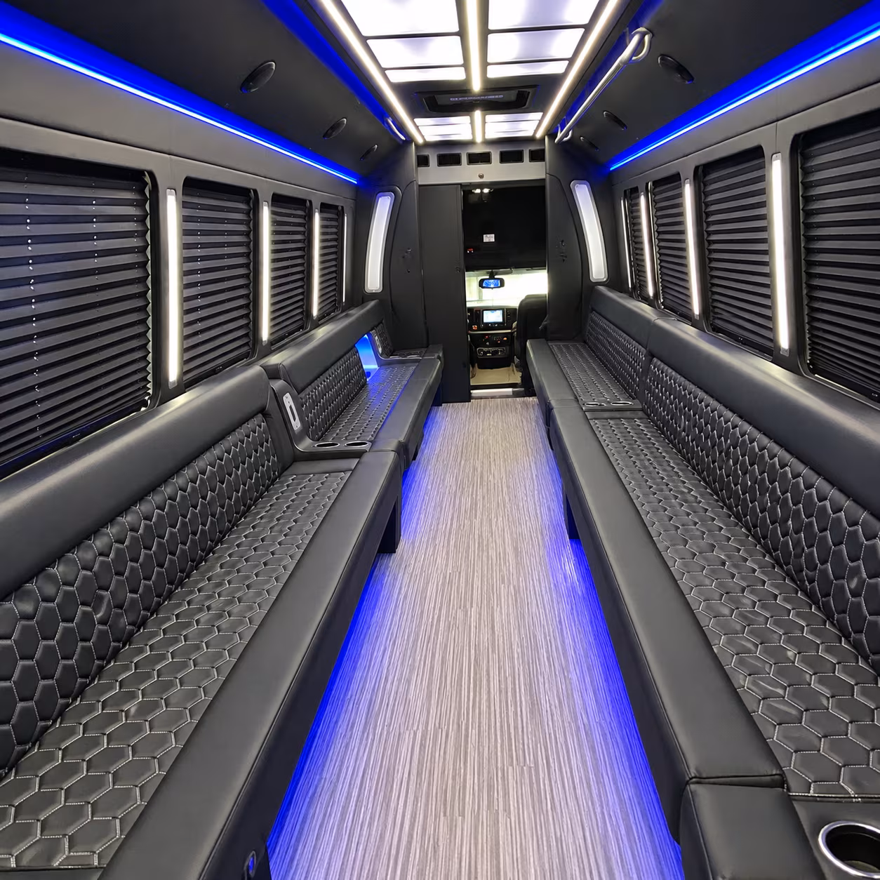 des moines holiday party bus rental