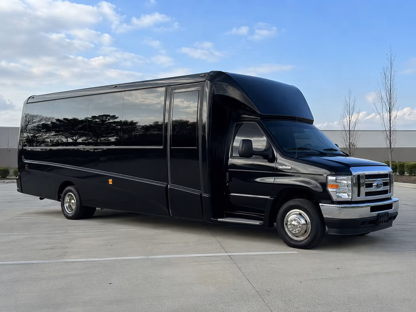 des moines religious group transportation onboard seating