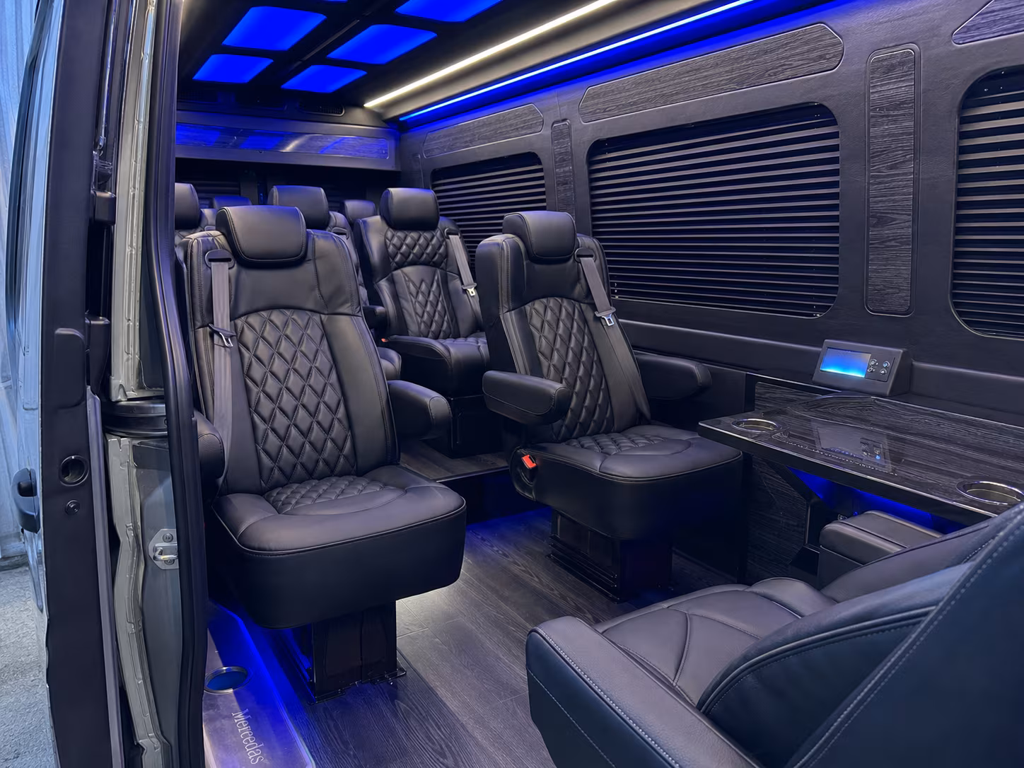 sprinter van transportation for groups and events across des moines